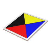 ICS-vlag Z Tegeltje (Zijkant)