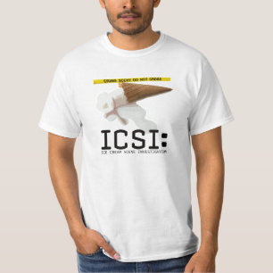 ICSI: Ice Cream Scene Investigation Funny T-shirt