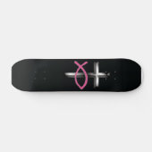 Icthus & Cross Skateboard (Horizontaal)