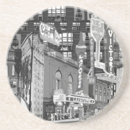 iCu2_BlckWhite Sandstone-Onderzetter Zandsteen Onderzetter