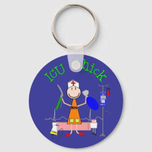 ICU Chick (verpleegster) Sleutelhanger