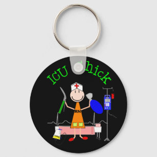 ICU Chick (verpleegster) Sleutelhanger