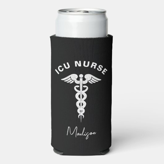 ICU Nurse Medical Caduceus Script Aangepast (Seltzer Achterkant)