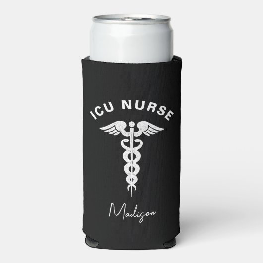 ICU Nurse Medical Caduceus Script Aangepast (Seltzer Voorkant)