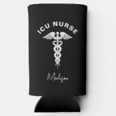 ICU Nurse Medical Caduceus Script Aangepast (Achterkant)