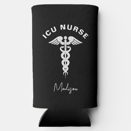 ICU Nurse Medical Caduceus Script Aangepast (Achterkant)