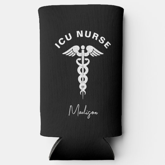 ICU Nurse Medical Caduceus Script Aangepast (Voorkant)