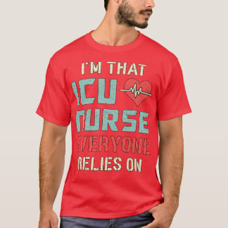 Icu Nurse Nursery Emergency Ambulance Love Funny T-shirt