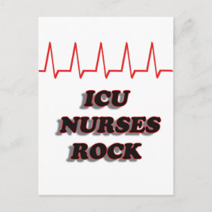 ICU NURSES ROCK BRIEFKAART