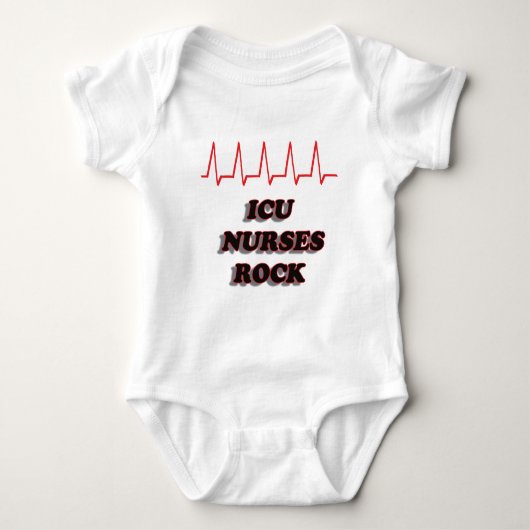 ICU NURSES ROCK ROMPER (Voorkant)