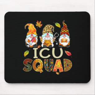 ICU Squad Gnome Verpleegkundige Leopard Thanksgivi Muismat