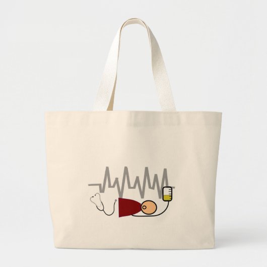 ICU-verpleegkundige canvas tas (Voorkant)