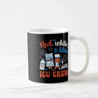 ICU verpleegster 4 juli Onafhankelijkheidsdag rood Koffiemok