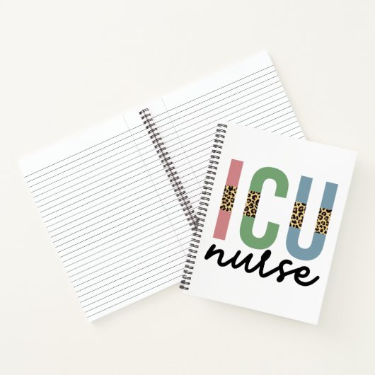 ICU Zurse Cheetah RN verpleegster Appreciesgeschen Notitieboek (Binnen)