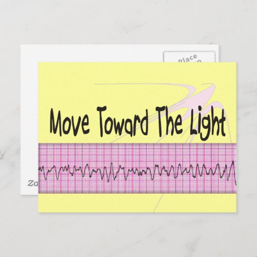 ICU Zurse Gift—Hilarious V-Fib EKG Strip Design Briefkaart (Voorkant / Achterkant)