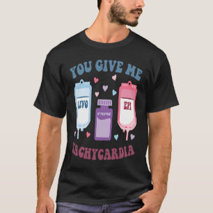 ICU Zurse Valentine Day Groovy U geeft me Tachyca T-shirt
