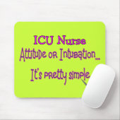ICU zuster "Attitude or Intubation"—Hilarisch Muismat (Met muis)