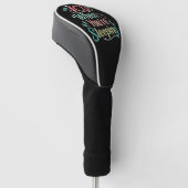 ICU's als je op ICU's slaapzalig kerstfeest bent Golfheadcover (Schuin)