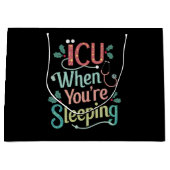 ICU's als je op ICU's slaapzalig kerstfeest bent Groot Cadeauzakje (Voorkant)