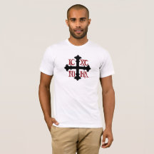 ICXC T-shirt de NIKA dans le coton 100% de blanc