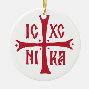 ICXCNIKA kruis orthodoxe religie christendom symbo Keramisch Ornament