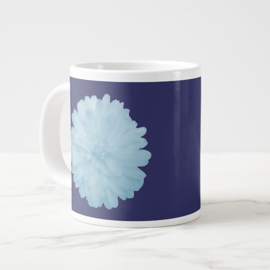 Icy Blue Marigold Mok (Voorkant links)