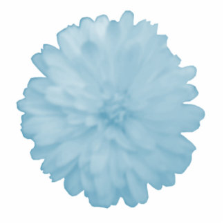 Icy Blue Marigold Photo Sculpture Staand Fotobeeldje