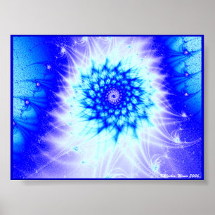 Icy Blue Poster