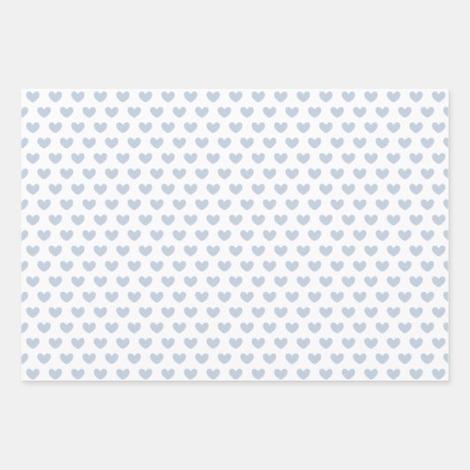 Icy Blue Snowflake Winter Gift Wrap Sheets Inpakpapier Vel (Voorkant 3)