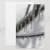 Icy Branch Briefpapier (Voorkant / Achterkant)