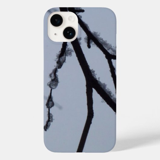 Icy Branches Winter Natuur Case-Mate iPhone Case (Achterkant)