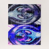 Icy day and night art legpuzzel (Verticaal)