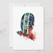 Icy Hockey 6e anniversaire II Invitation (Dos)