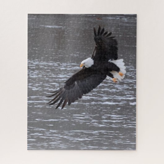 Icy Landing : Puzzle d'aigle chauve (Vertical)