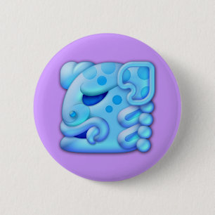 Icy Maya Animal Head Ronde Button 5,7 Cm