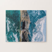 Icy Mountain Art Pittoresque Puzzles Complex Jigsa (Horizontal)