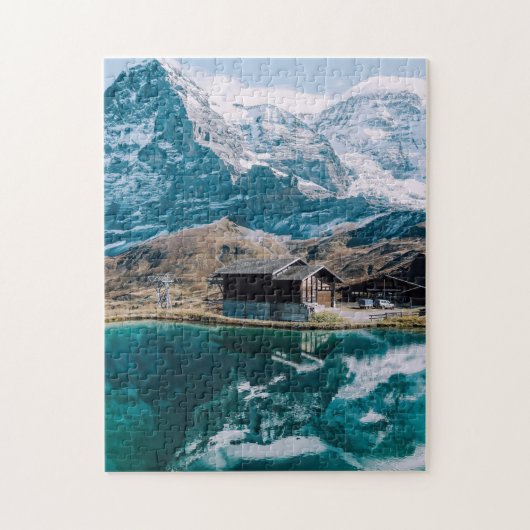 Icy Mountain Art Pittoresque Puzzles Complex Jigsa (Vertical)
