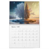Icy Mountain View Kalender (Feb 2027)