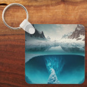 Icy Mountain View Sleutelhanger (Voorkant)