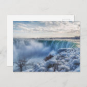 Icy Niagara Herfsten Briefkaart (Voorkant / Achterkant)
