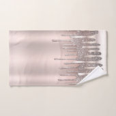 Icy Rose Rose Or Diamond Parties scintillant Étinc (Serviette à main)