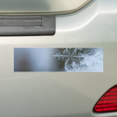 Icy Snowflake Bumpersticker (Op auto)