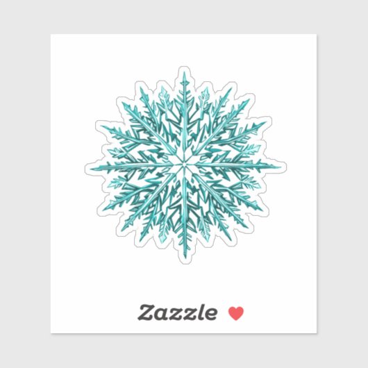 Icy Snowflake Sticker (Vel)