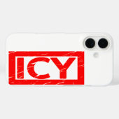 Icy Stamp Case-Mate iPhone Case (Achterkant (horizontaal))