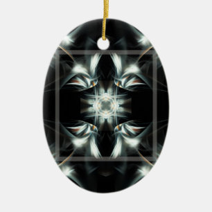 Icy Star Keramisch Ornament