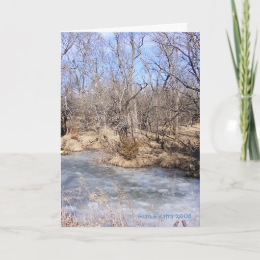 Icy Stream1 Kaart (Voorkant)