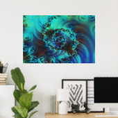Icy Swirly Poster (Thuiskantoor)