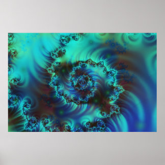 Icy Swirly Poster