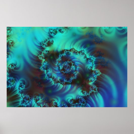 Icy Swirly Poster (Voorkant)