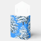 Icy Tree Dreams Snowy Forest Bedankdoosjes (Geopend)